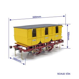 OcCre Adler Wagenset Standmodellbausätz 1:24 / oc56001
