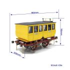 OcCre Adler Wagenset Standmodellbausätz 1:24 / oc56001