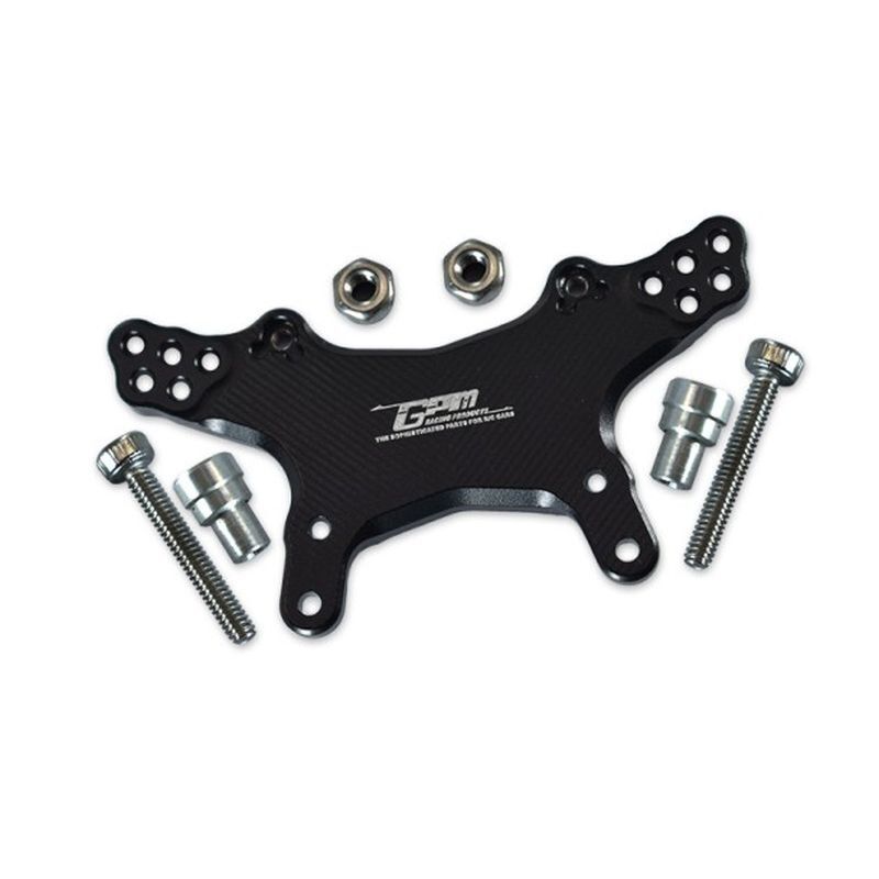 GPM Losi Mini-T 2.0 Alu Dämpferbrücke vo schwarz / GPMLM028BK