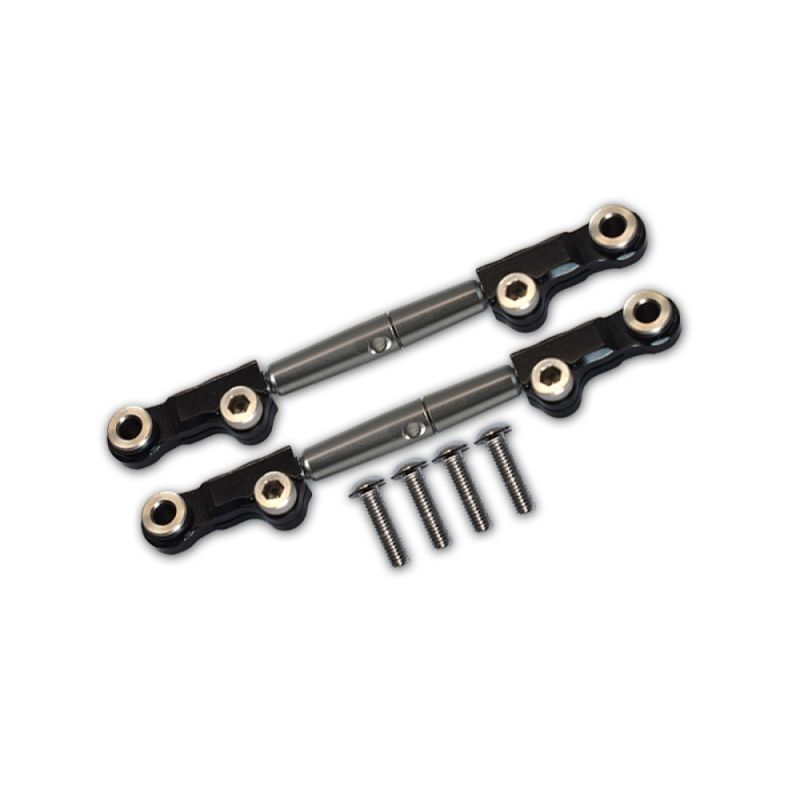 GPM Losi Mini-T 2.0 & Mini-B Alu/Stahl Sturzstangen hi einstellbar schwarz / GPMLM057SBK