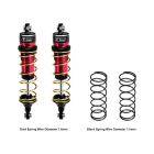 GPM Traxxas Jato 4x4, Rustler,Slash&Mudboss 4x4 Alu Dämpfer 104mm rot / GPMTJ104RRGD