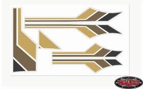 RC4WD Toyota 82-83 Body Decals (Brown) / RC4ZS0140