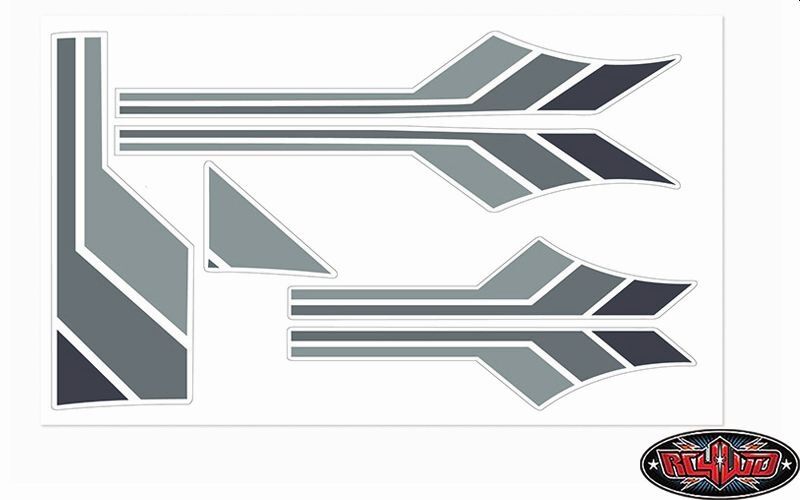 RC4WD Toyota 82-83 Body Decals (Grey) / RC4ZS0144
