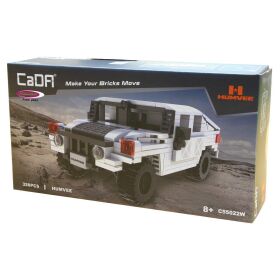 CaDA Humvee 1:24 weiß Bricks / 402853