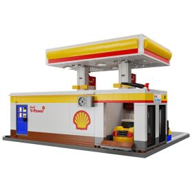 Jamara CaDA Set C66026W Shell Tankstelle mit Shop und Waschanlage Bricks / 402857