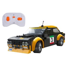 CaDA Fiat Abarth 131 1:20 schwarz 2,4GHz Bricks / 402859