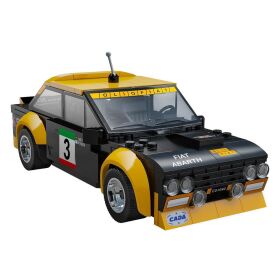 Jamara CaDA Set C51092W Fiat Abarth 131 1:20 schwarz 2,4GHz Bricks / 402859