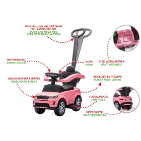 Jamara Rutscher Land Rover Discovery 3in1 pink / 464061