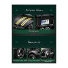 Jamara CaDA Set C63006W RUF GT 1:10 schwarz Bricks kompatibel mit Power Kit Pro D021-003 / 402874