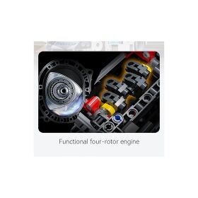 Jamara CaDA Set C63007W Mazda 787B 1:10 weiß Bricks kompatibel mit Power Kit Pro D021-003 / 402875