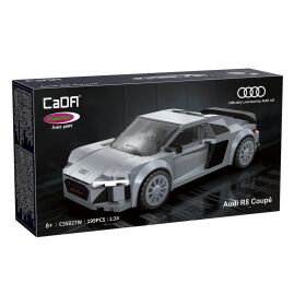 Jamara CaDA Set C55027W Audi R8 Coupé 1:24 grau...