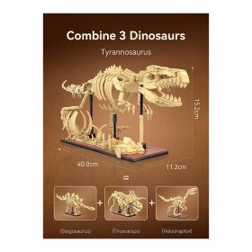 Jamara CaDA Set C59013W Dinosaurier Fossil Triceratops Bricks / 402890