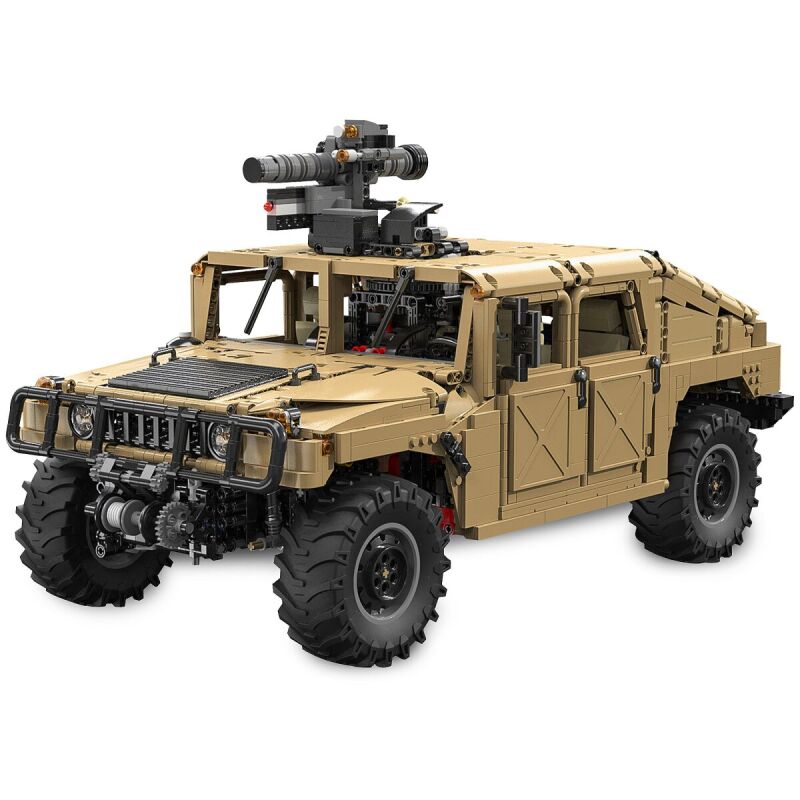 Jamara CaDA Set C61036W Humvee 1:8 braun Bricks kompatibel mit Power Kit Pro D021-003 / 402892