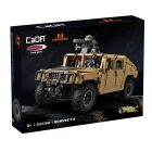 Jamara CaDA Set C61036W Humvee 1:8 braun Bricks kompatibel mit Power Kit Pro D021-003 / 402892