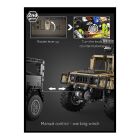Jamara CaDA Set C61036W Humvee 1:8 braun Bricks kompatibel mit Power Kit Pro D021-003 / 402892