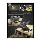 Jamara CaDA Set C61036W Humvee 1:8 braun Bricks kompatibel mit Power Kit Pro D021-003 / 402892