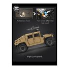 Jamara CaDA Set C61036W Humvee 1:8 braun Bricks kompatibel mit Power Kit Pro D021-003 / 402892