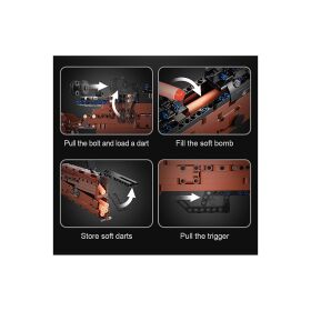 Jamara CaDA Set C61010W Karabiner 98K braun Bricks / 402893