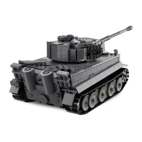CaDA Panzer Tiger 1:35 grau 2,4GHz Bricks / 402894