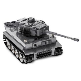 CaDA Panzer Tiger 1:35 grau 2,4GHz Bricks / 402894