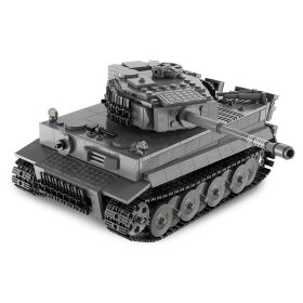 Jamara CaDA Set C61071W Panzer Tiger 1:35 grau 2,4GHz Bricks / 402894