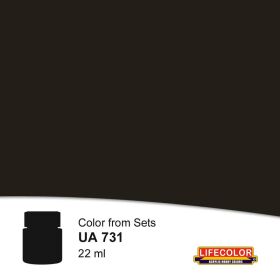 Lifecolor Dirty Black 22ml Acryl Farbe Lifecolor / LCUA731