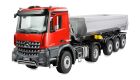 AMEWI / Mercedes-Benz Arocs Sattelzug mit Kippauflieger 4x4 1:14 RTR rot / 22695