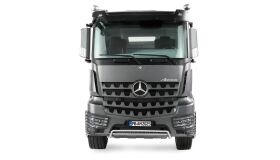 AMEWI / Mercedes-Benz Arocs Sattelzug mit Kippauflieger 4x4 1:14 RTR anthrazit / 22696