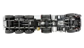 AMEWI / Mercedes-Benz Arocs Sattelzug mit Kippauflieger 4x4 1:14 RTR anthrazit / 22696