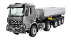 AMEWI / Mercedes-Benz Arocs Sattelzug mit Kippauflieger 4x4 1:14 RTR anthrazit / 22696