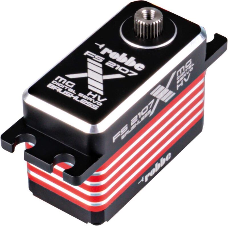 Robbe Modellsport FS 2107X HV MG Digital Brushless Servo High Torque Low Profile Servo / 9134