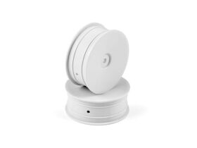 HUDY 1/10 OFF-ROAD WHEEL 2WD FRONT WHITE (2) / HUD803210