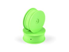 HUDY 1/10 OFF-ROAD WHEEL 2WD FRONT GREEN (2) / HUD803210-G