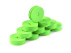HUDY 1/10 OFF-ROAD WHEEL 2WD FRONT NARROW GREEN (10) / HUD803221-G