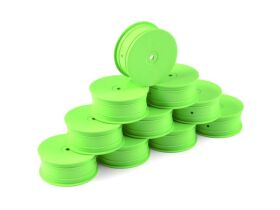 HUDY 1/10 OFF-ROAD WHEEL 4WD FRONT GREEN (10) / HUD803231-G