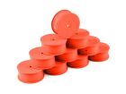 HUDY 1/10 OFF-ROAD WHEEL 4WD FRONT ORANGE (10) / HUD803231-O