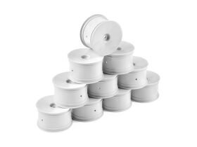 HUDY 1/10 OFF-ROAD WHEEL 2WD/4WD REAR WHITE (10) / HUD803241