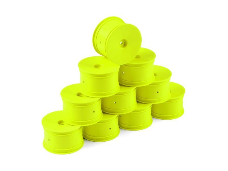 HUDY 1/10 OFF-ROAD WHEEL 2WD/4WD REAR YELLOW (10) / HUD803241-Y