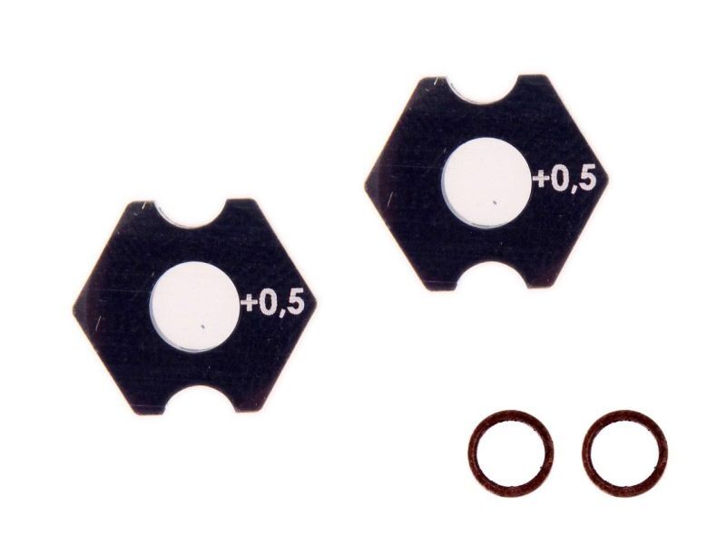 MUGEN Aluminium Radmitnehmer +0,5mm (2) / MUGA2250/+05