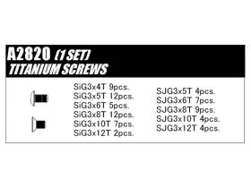 MUGEN Titan Schraubenset (75) / MUGA2820
