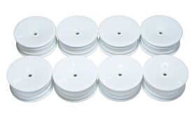 MUGEN 2WD Front Wheels 2.2in 12mm Hex (White) MSB1 (8...