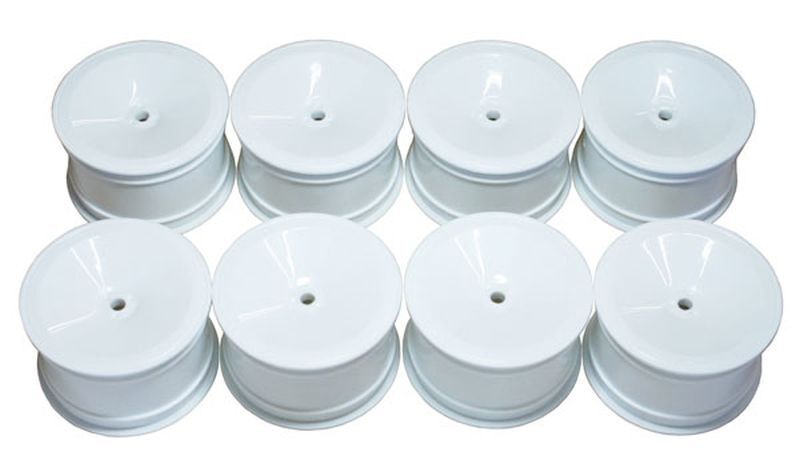 MUGEN Rear Wheels 2.2in 12mm (White) MSB1 (8 Stk) / MUGB2902W/8