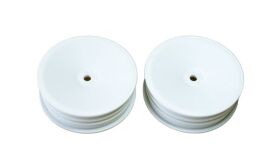 MUGEN 2WD Front Narrow Wheels 2.2in 12mm Hex (White) MSB1...