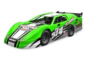 TRAXXAS Slash Modified BL-2S grün 1/10 Dirt Oval...