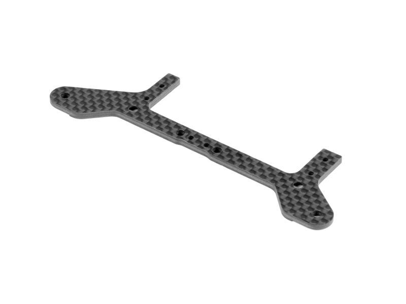XRAY X10 CARBON REAR POD LOWER PLATE FOR 1-PIECE CHASSIS FRONT / XRA371172