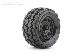Jetko EX Tyre MT Tomahawk Black Wheel 2.8" Hex...