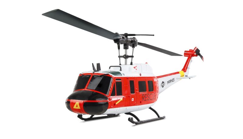 AMEWI / UH-1 Marine Brushless CP-Helikopter 6-Kanal 6G/3D RTF / 25356