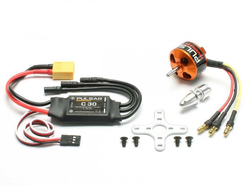 PULSAR Motor / Regler P10 Antriebsset (KV=1450) / 19946