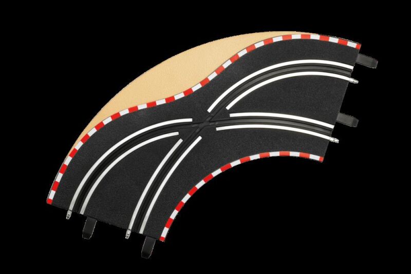 Carrera GO!!! Schienen Zubehör Spurwechselkurve (2) / 20061655