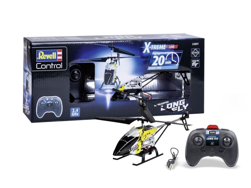 Revell Control Ferngesteuerte Drohne RC X-TREME Helicopter "Long Fly" / 24897